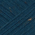 Gros plan de la laine Regia Tweed de Couleur Pétrole 